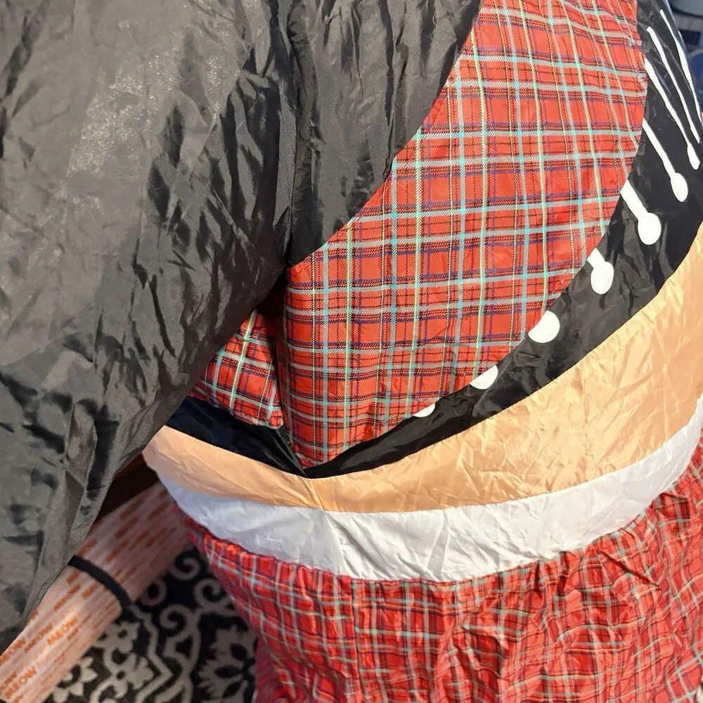 Inflatable Scottish Highlander Battery  Operated Costume
